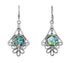 Floral Roman Glass Earrings
